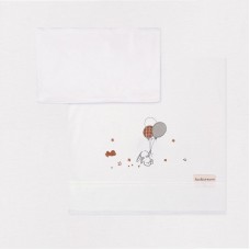 Juego de sabanas cuna de punto Jolie Lino de BimbiChic